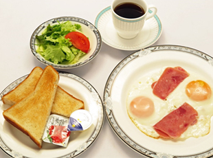 ハムエッグセット
